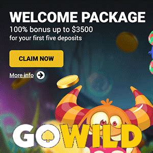 GoWild Casino » $3500 Bonus Welcome Package .